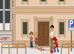 Shoot-game-with-a-soccer-ball