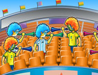 Ang-pagbaril-laro-sa-bleachers